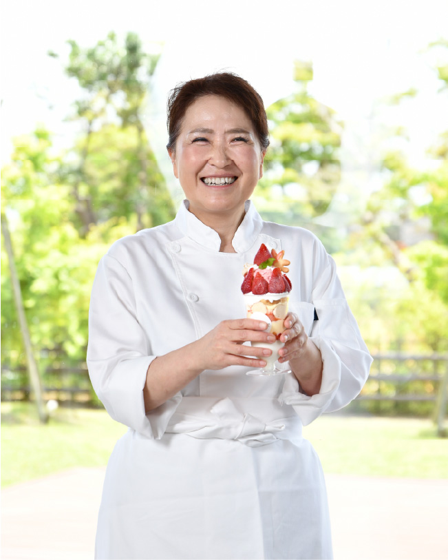 お菓子作りのプロ 阿津坂真紀さん